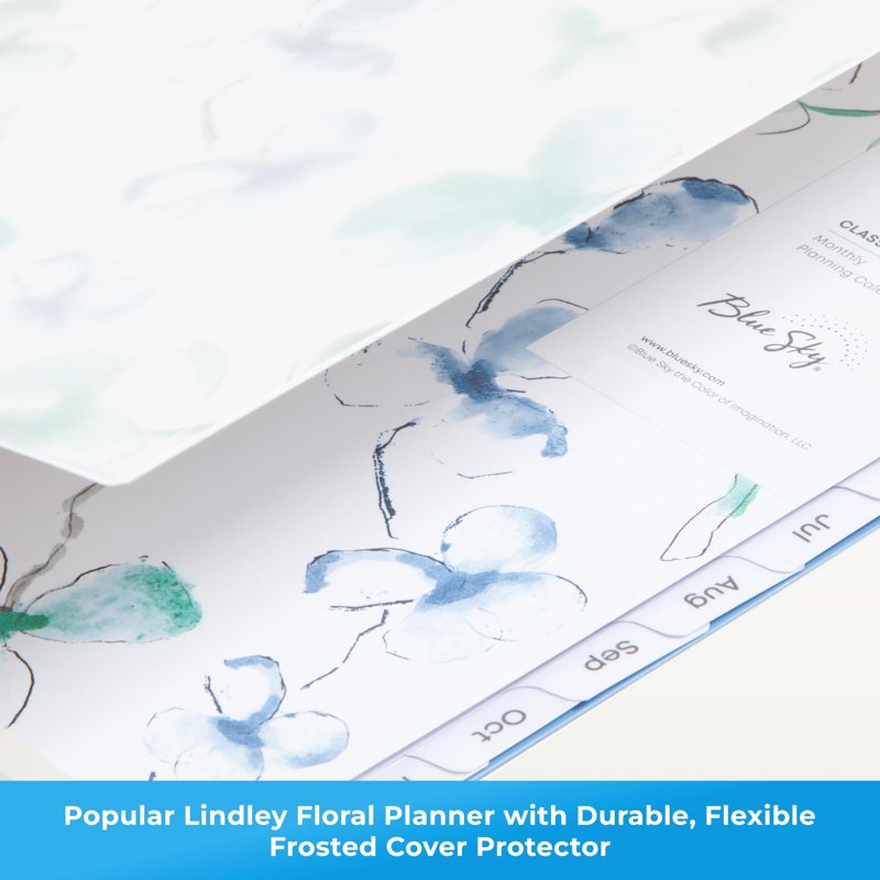 2026 Monthly Planner Calendar - 8x10 Durable Flexible Cover & Laminated Tabs