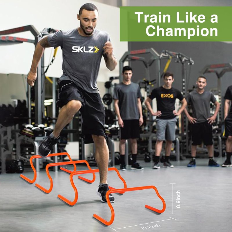 Agility Ladder Training Set 20ft with Cones, Hurdles & Jump Rope