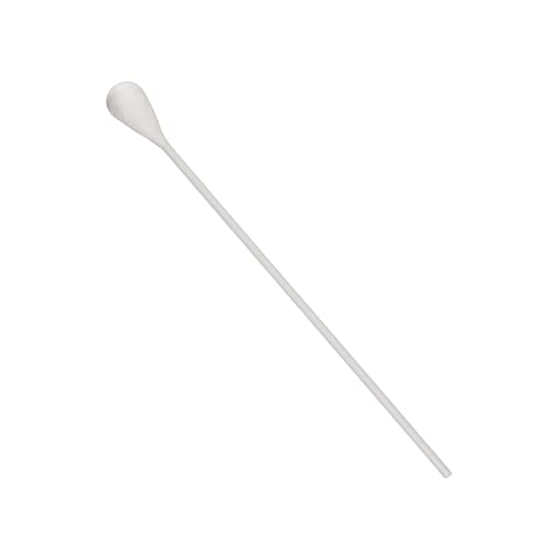 Vakly Large Oversized Swabs [Pack of 200] Extra-long 8" Cotton Tipped Applicators with Extra Large 1/2" Diameter Swab - Non-sterile ? Long Plastic Shaft