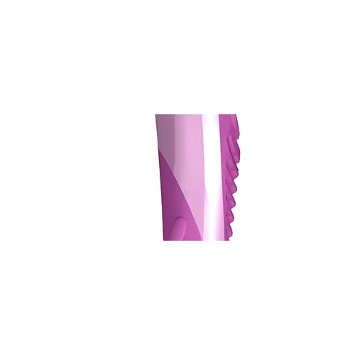 ShaveMOB Ladies Replacement Non-Slip Razor Handle - Pink and White