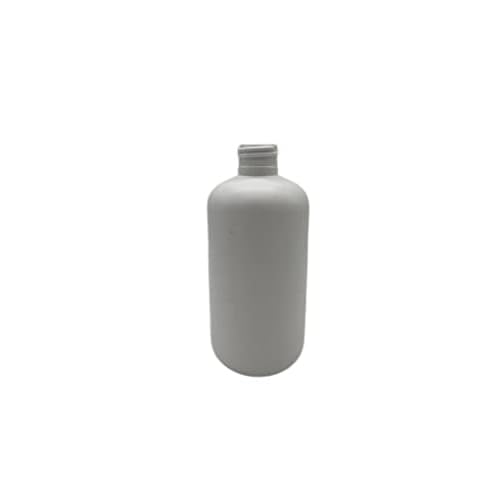 Natural Farms 8 oz White Boston Plastic Bottles -12 Pack Empty Bottle Refillable - BPA Free - Essential Oils - Aromatherapy | Black Flip Top Snap Cap - Made in the USA