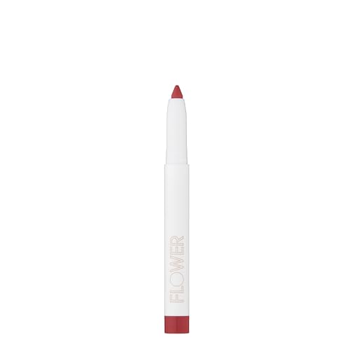 FLOWER BEAUTY By Drew Barrymore Scribble Stick Lip Liner + Eyeliner - Smooth Application + Blendable - 2-in-1 Lip + Eye Liner (Sherbert)