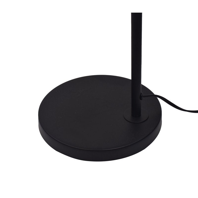 Mainstays Black Metal Floor Lamp with Natural Rope Shade - Indoor Lighting