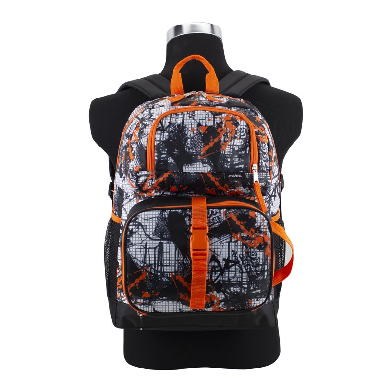 Unisex 4-Piece Backpack Set with Lunch Box Shoe Pouch & Storage Case