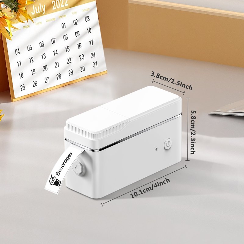 Portable Bluetooth Label Maker with Tape for Organizing & Storage