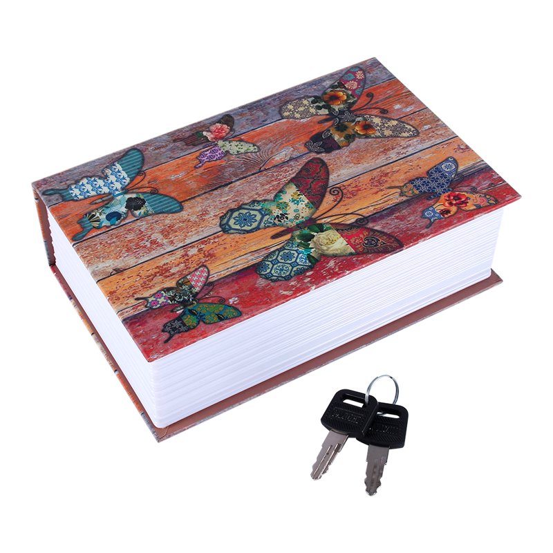 Diversion Book Safe with Key Lock - Hidden Security Storage Box, 7.09 x 4.72 inches
