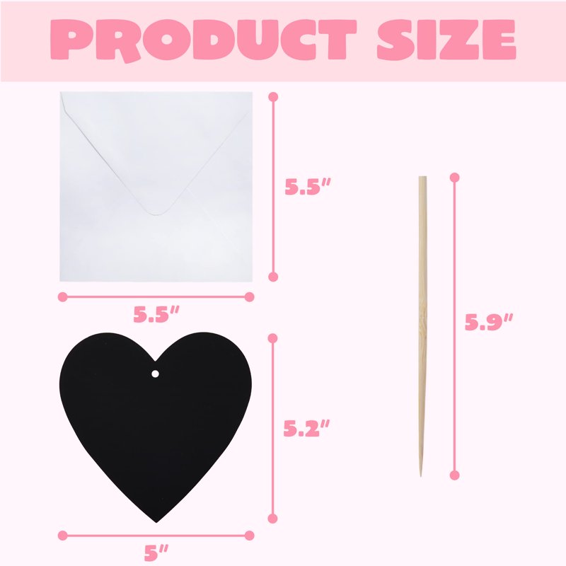 Kids Valentine's Day Scratch-Off Card Set with Rainbow Hearts - Classroom Craft Supplies