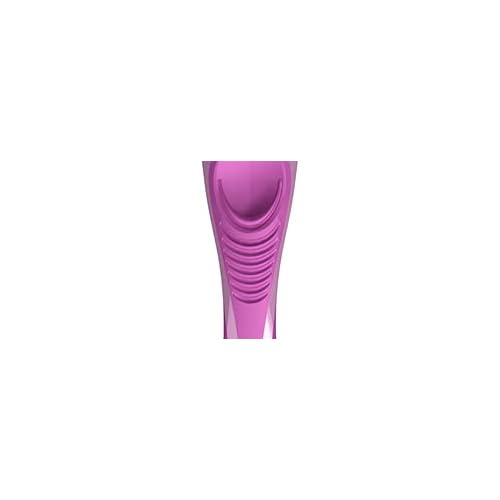 ShaveMOB Ladies Replacement Non-Slip Razor Handle - Pink and White