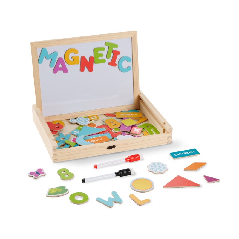 Children's Reversible Art & Learning Easel with Magnets - Ages 3+