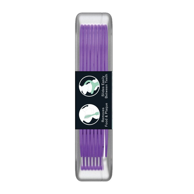 Travel Dental Flossers and Floss Picks Set - Mint, 12 Flossers + 10 Picks