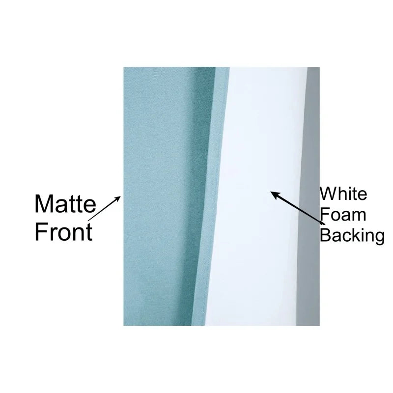 Light Filtering Window Curtain Panel - Microfiber, Rod Pocket, 35x84 Inches