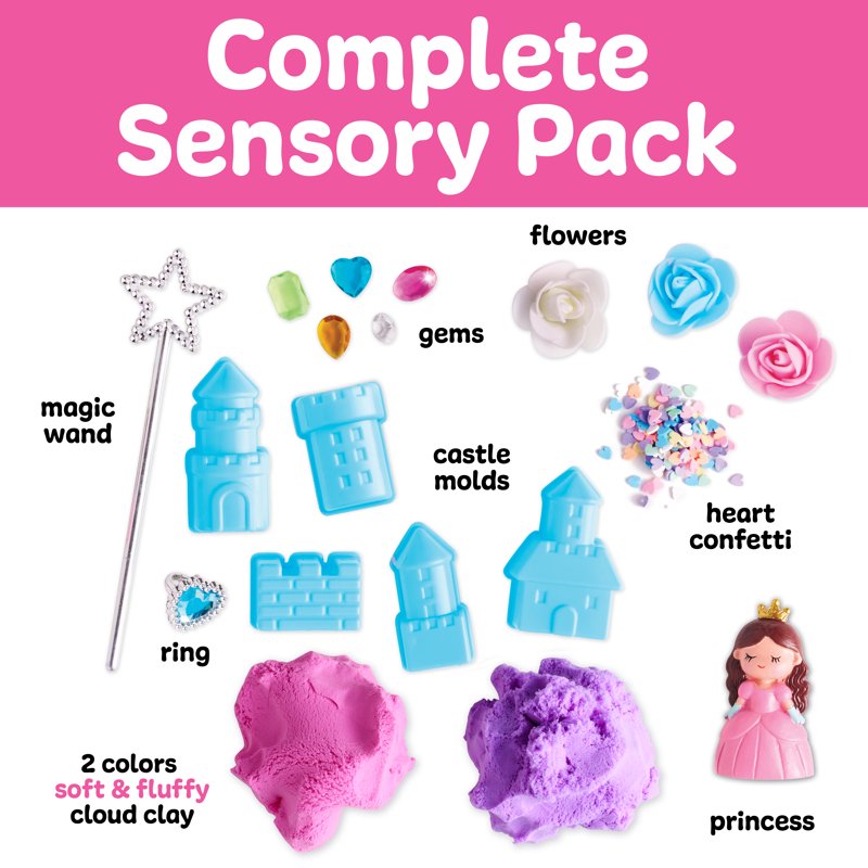 Sensory Toy Pack for Toddlers Princess Travel Toys & Crafts Kit