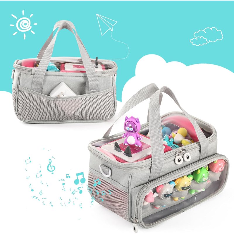 Kids Travel Storage Bag for Toniebox and Characters with Shoulder Strap