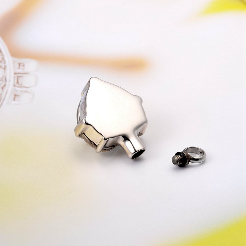 Birthstone Heart Cremation Necklace for Ashes Memorial Jewelry Stainless Steel