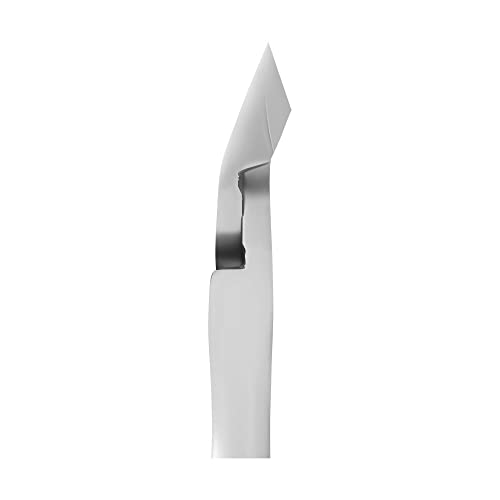 Staleks EXPERT 20 Cuticle Nippers 8 mm ? Inclined Blades with Protrusion ? Compact Straight Handles for Small Hands