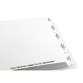 11x17 Index Tab Divider Set - 5 Tabs, Heavy-Duty Binder Dividers for Large Documents