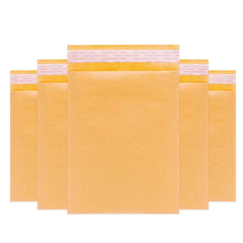 12.5 x 19 Inches Kraft Bubble Mailers Pack of 50 - Self Seal Cushioned Envelopes