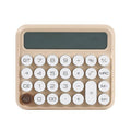 Mechanical Button Calculator with LCD Display - 12 Digit Desktop Office Tool