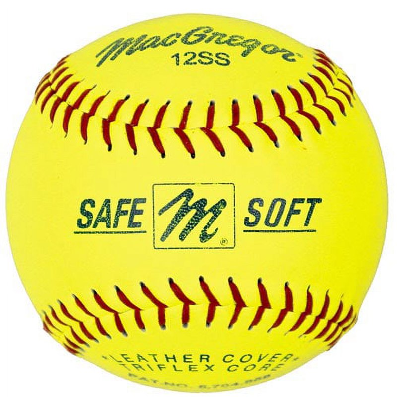 Softball Training Balls - 12 Inch Soft Safety Softballs for Hitting & Defense - Pack of 12