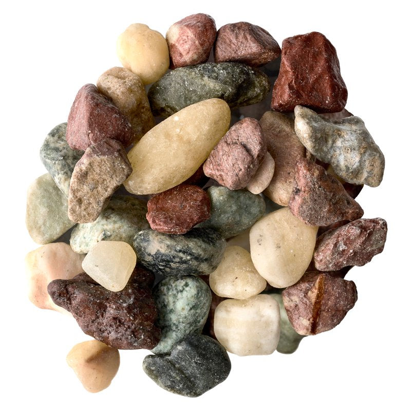 12 Pack Decorative Marble River Rocks for Home Decor, Vase Fillers & Centerpieces