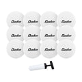 Mini Volleyball Set with Pump - 12 Pack, 4 Inch Durable Vinyl Balls