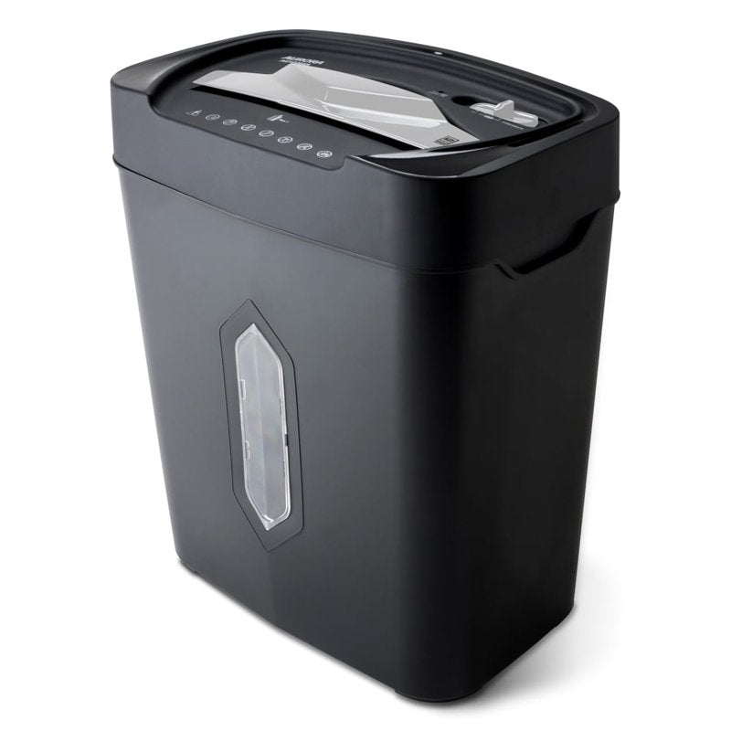 12-Sheet Crosscut Paper Credit Card Shredder with 5.2-Gallon Basket