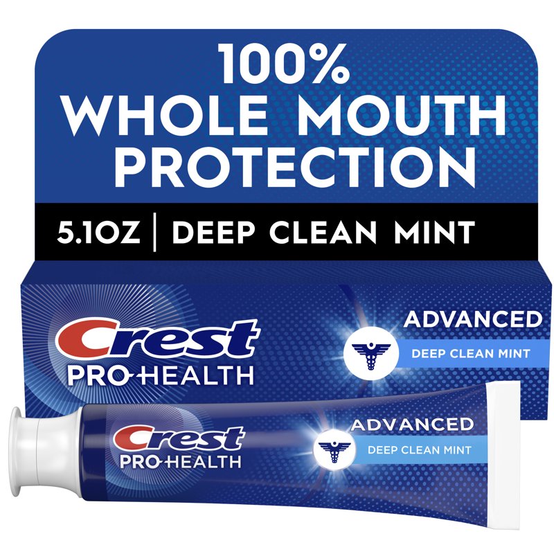 Crest Pro-Health Advanced Deep Clean Mint Fluoride Toothpaste 5.1 oz - Multipack