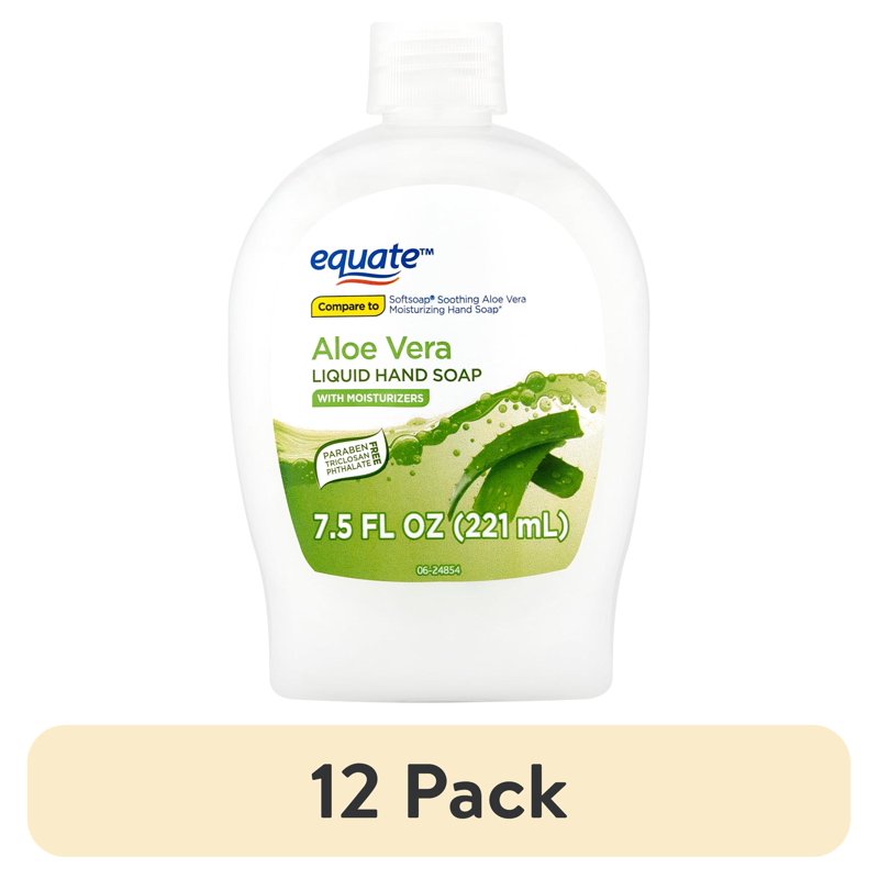 Aloe Vera Liquid Hand Soap with Moisturizers - 7.5 fl oz, Bulk Pack