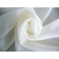 120 Inch Wide Sheer Voile Chiffon Fabric Roll for Wedding & Event Draping - Ivory