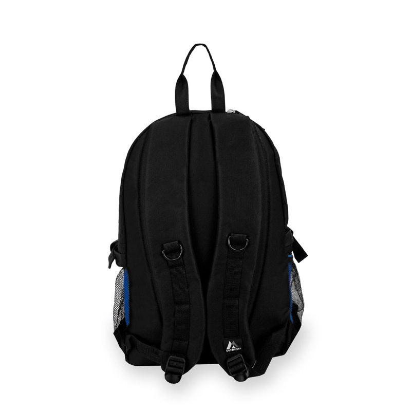 Unisex Sports Backpack with Dual Mesh Side Pockets - 19 Inch