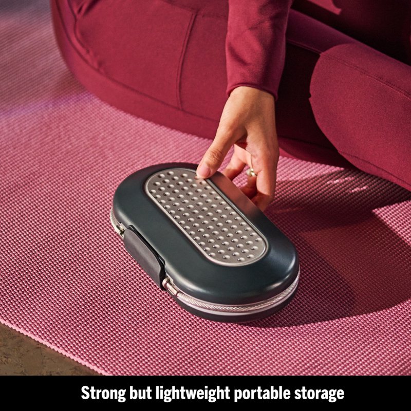 Portable Safe with Resettable Combination - Water-Resistant Travel Security Lockbox