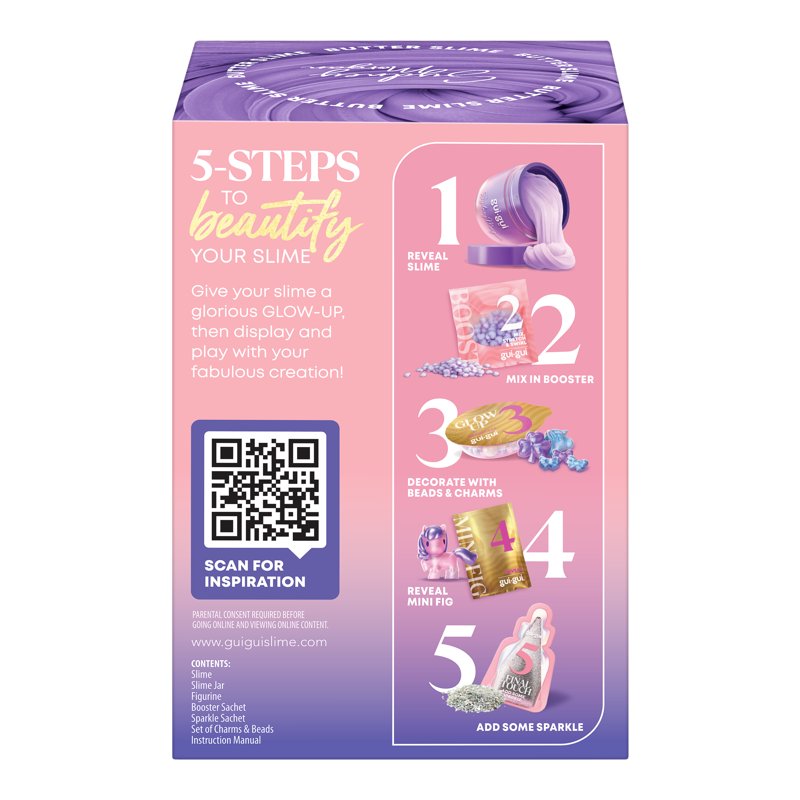 Slime Craft Kit with Scented, Glitter, Charm Surprises - 2 Collectible Sets for Kids 6+
