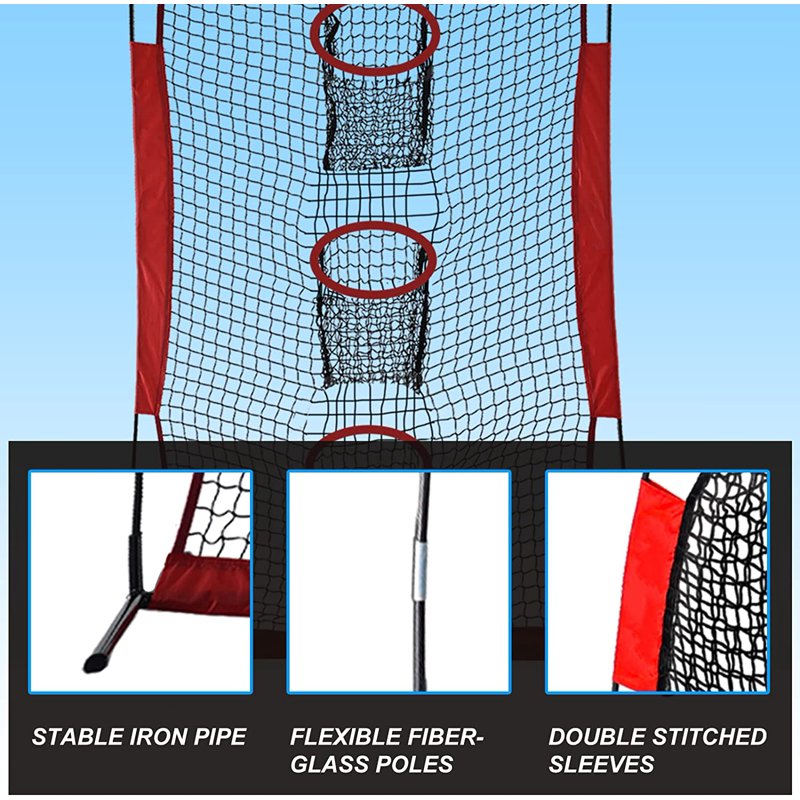 Football Kicking Net Practice Equipment - Improve Accuracy & Throwing Skills