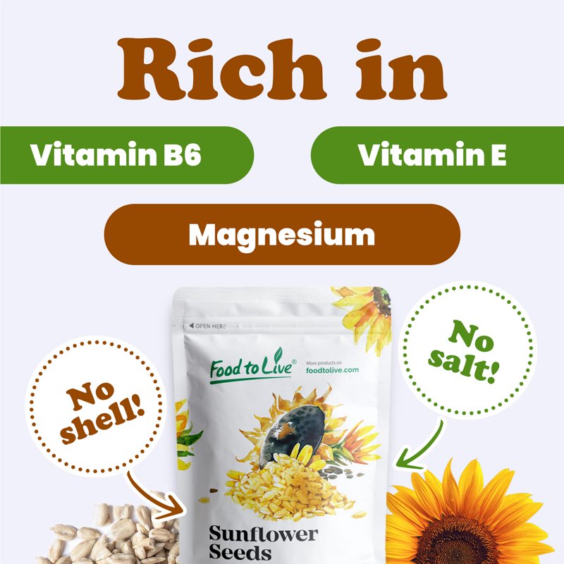 Raw Sunflower Seeds Bulk - Nutritious Vegan Snack & Cooking Ingredient