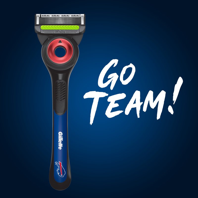 Men's Gillette Razor with Exfoliating Bar and Blade Refill - Game Day Edition