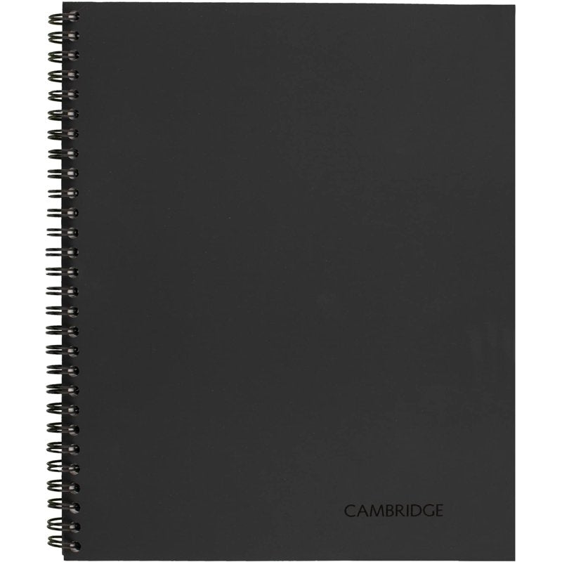 Business Planner Notebook - Wirebound 80 Sheets 8.14 x 11 Inches Gray
