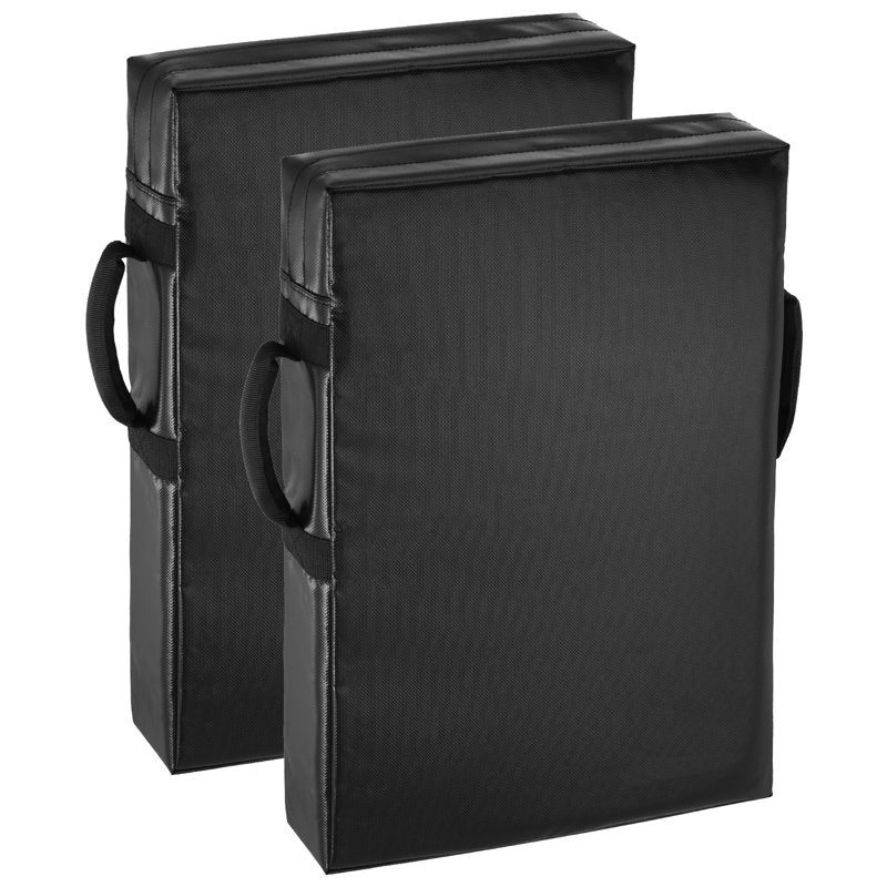 Basketball Blocking Dummy Set of 2 - 24x16 Inch Defensive Practice Pads with Grips
