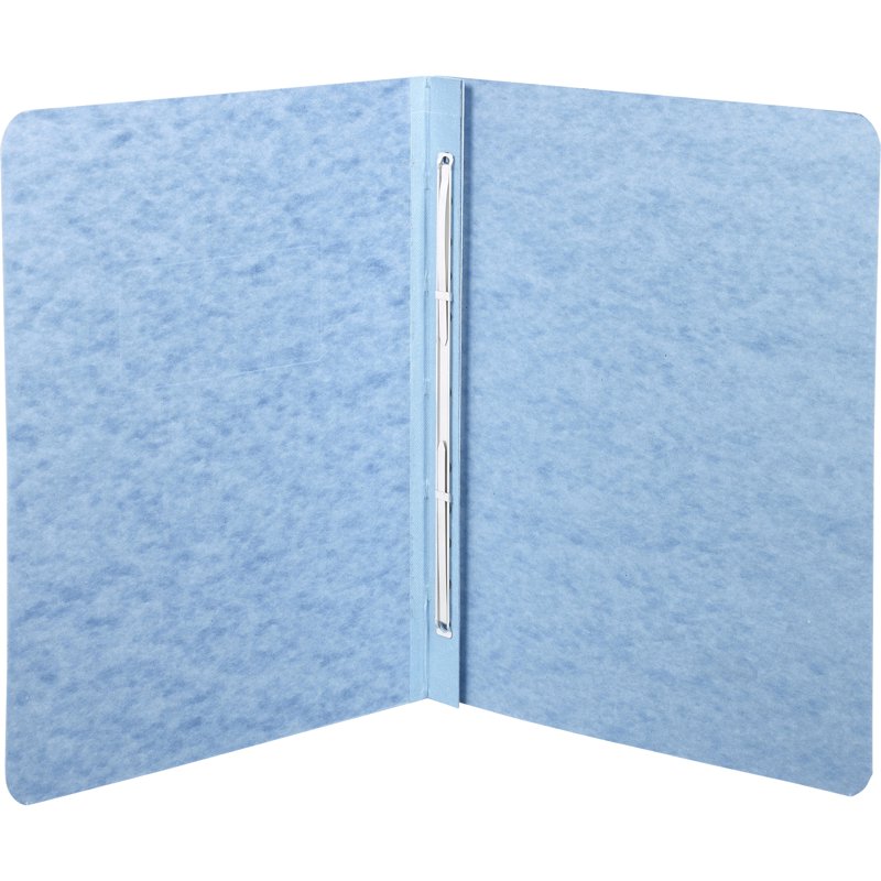 Pressboard Report Cover with Prong Clip - Letter Size, 3-inch Capacity, Light Blue