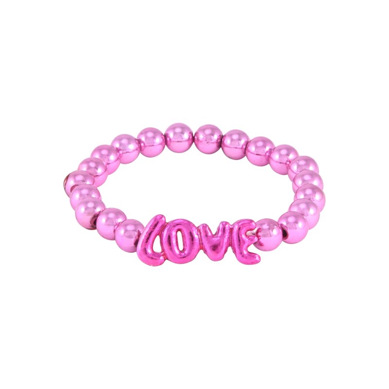 Kids Pink Glitter Silicone LED Watch with Matching Stretch Bracelets - Justice