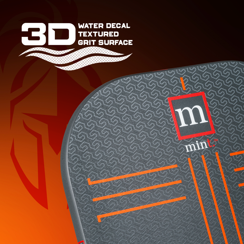 Mint Sport Mon Marteau Pickleball Paddle – 13mm Edgeless Kevlar & Carbon Fiber Face