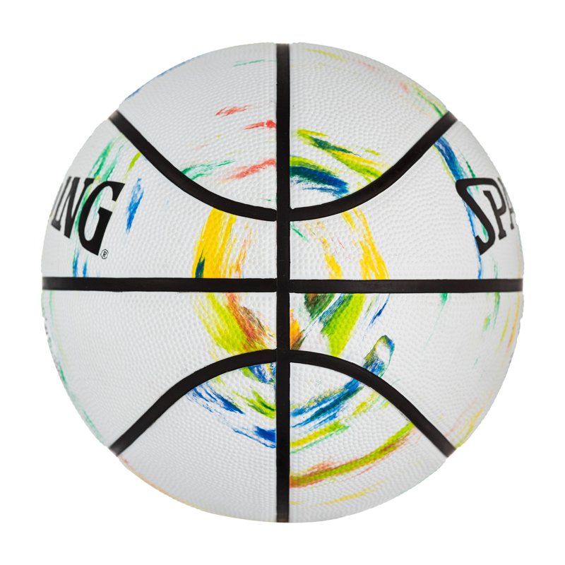Outdoor Basketball - Marble Series Multi-Color 29.5 Inch Size 7 - Spalding