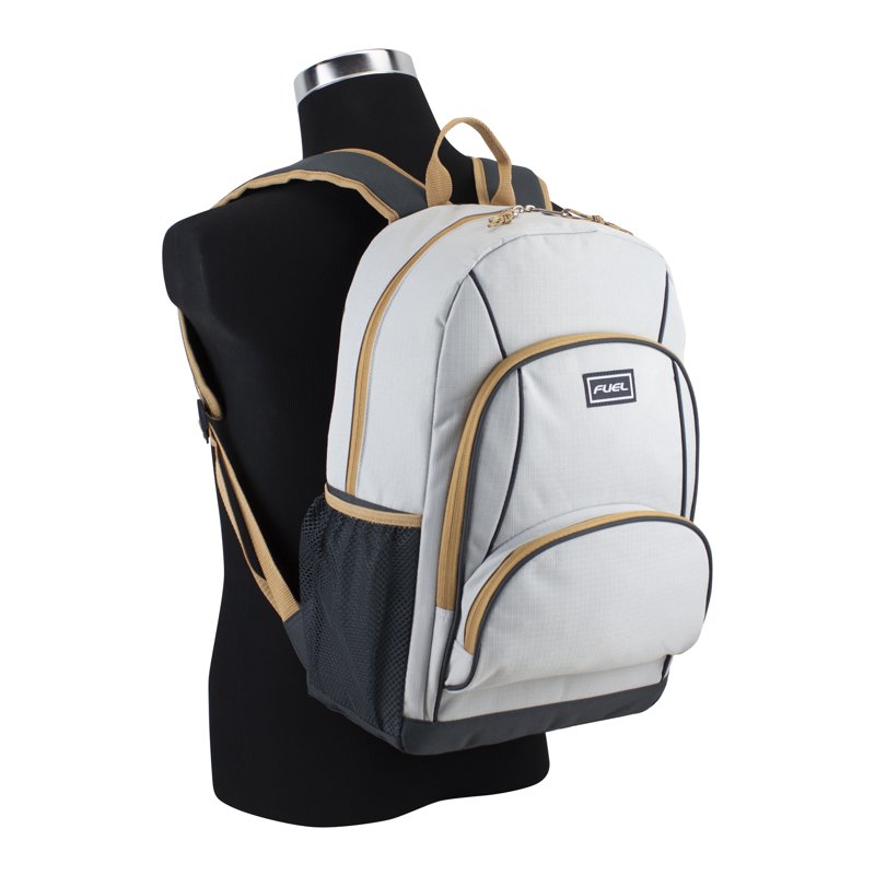 Unisex Triple Pocket Backpack for School & Travel - Multiple Colors