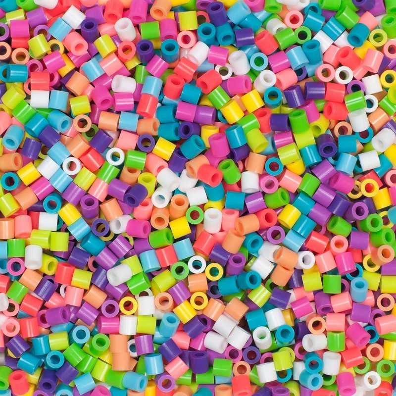 Perler Beads Summer Mix - 11,000 Tropical Craft Beads for Kids & DIY