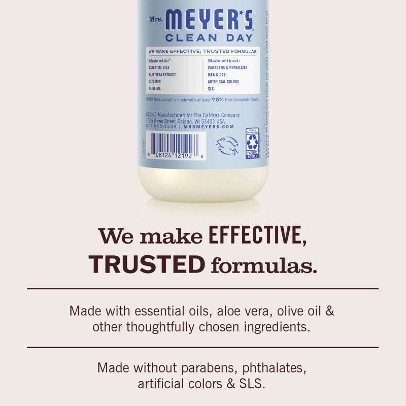 Hydrangea Scent Liquid Hand Soap - Moisturizing & Garden-Inspired, 3 Pack
