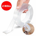 Heavy Duty Waterproof Nano Mounting Tape - Removable Double-Sided Adhesive for Walls, Decor, Carpet - 13.2ft & More