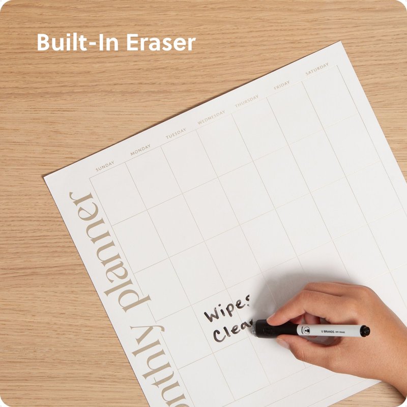 Magnetic Dry Erase Calendar Set for Office & Home Organization