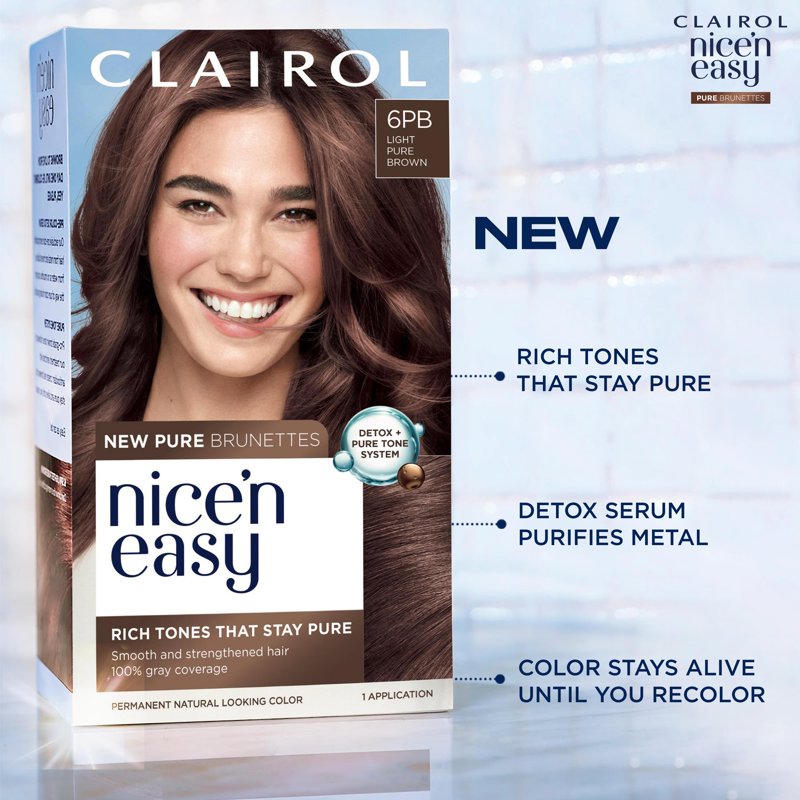 Permanent Hair Dye Kit - Multiple Shades for Brunettes & Blondes