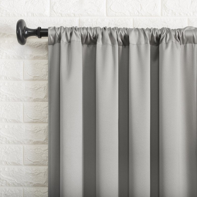 Blackout Curtain Panel - Thermal Insulated, Light Blocking, Rod Pocket