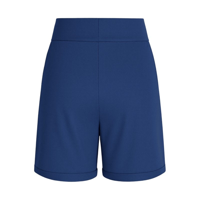 Women's Bermuda Shorts with Pockets - Knee Length, Stretchable, Summer Comfortable Drawstring Shorts