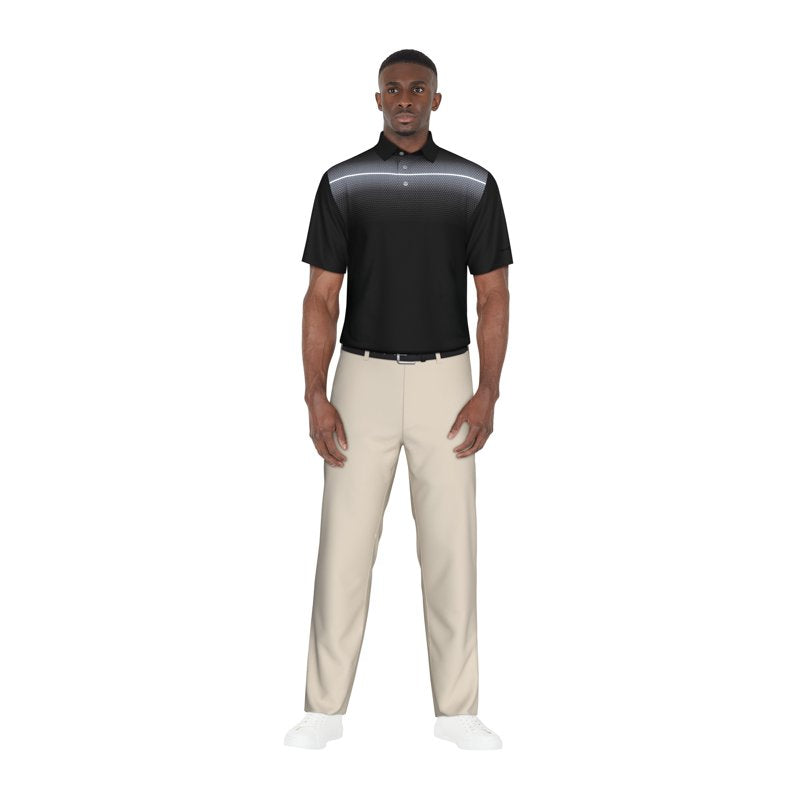 Ben Hogan Caviar Chest Printed Golf Polo Shirt - up to 5XL, Mens
